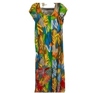 Jams World VINTAGE Multicolored Aloette Flashback Midi Dress